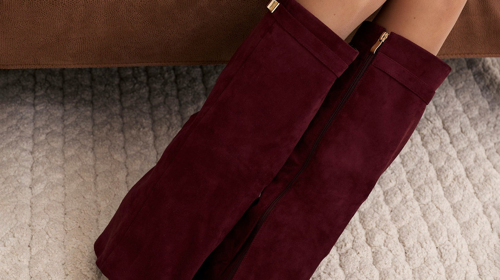 Stivali Lavista Bordeaux Bella di Roma – come abbinare gli stivali con un abito elegante