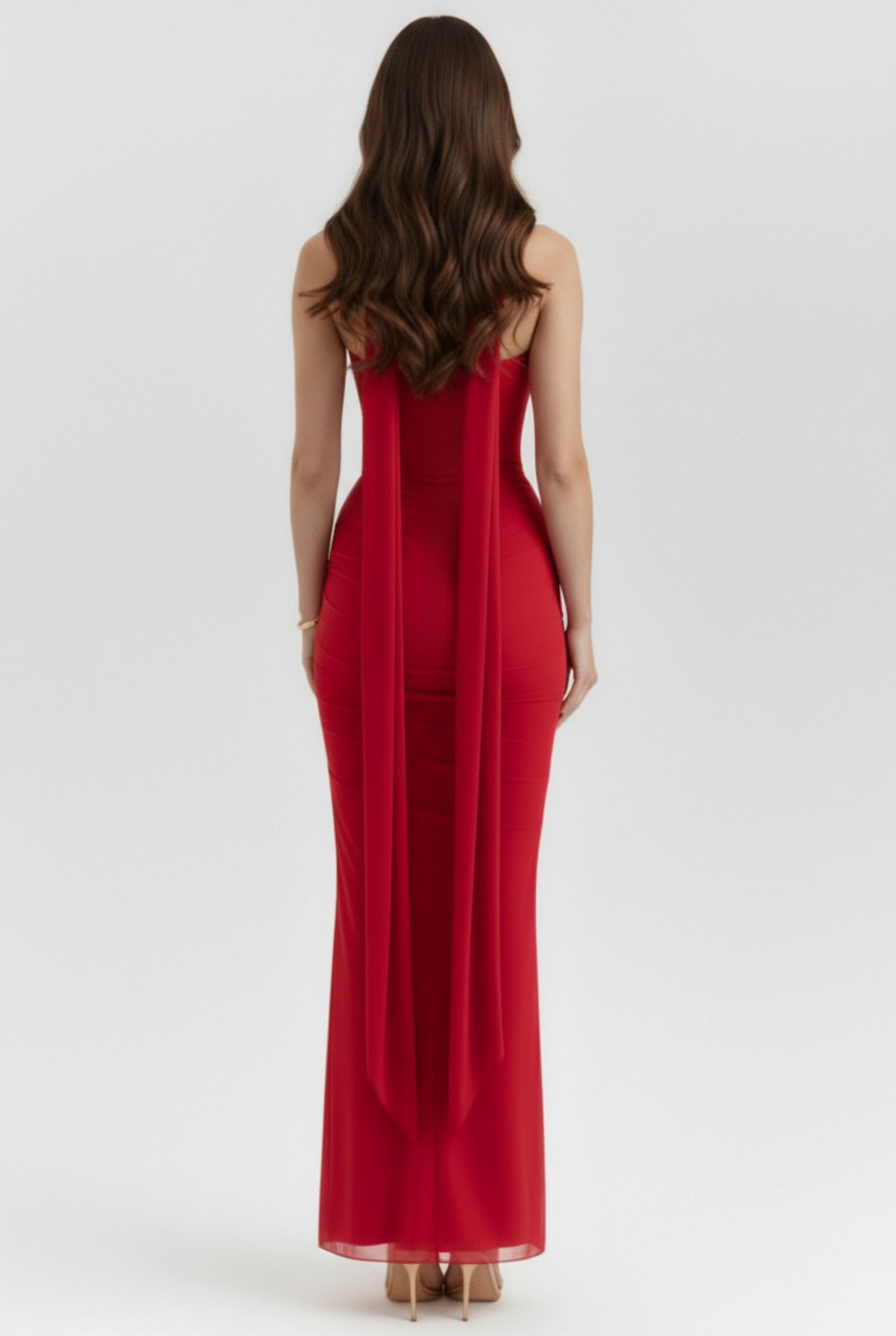 Set tre pezzi Malu rosso Bella di Roma – vista laterale