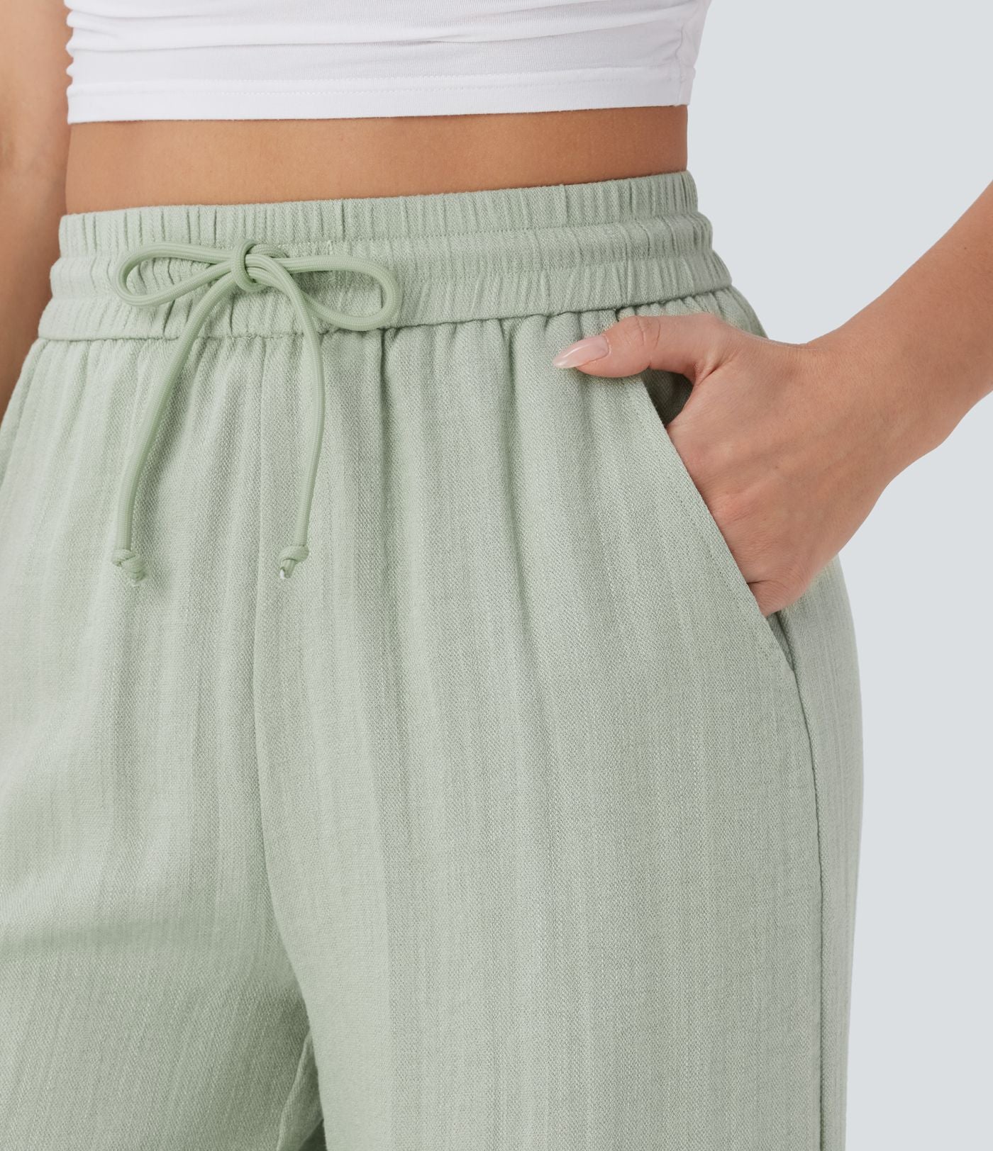Pantaloni Baggy Casual in Lino Bella di Roma – stile casual