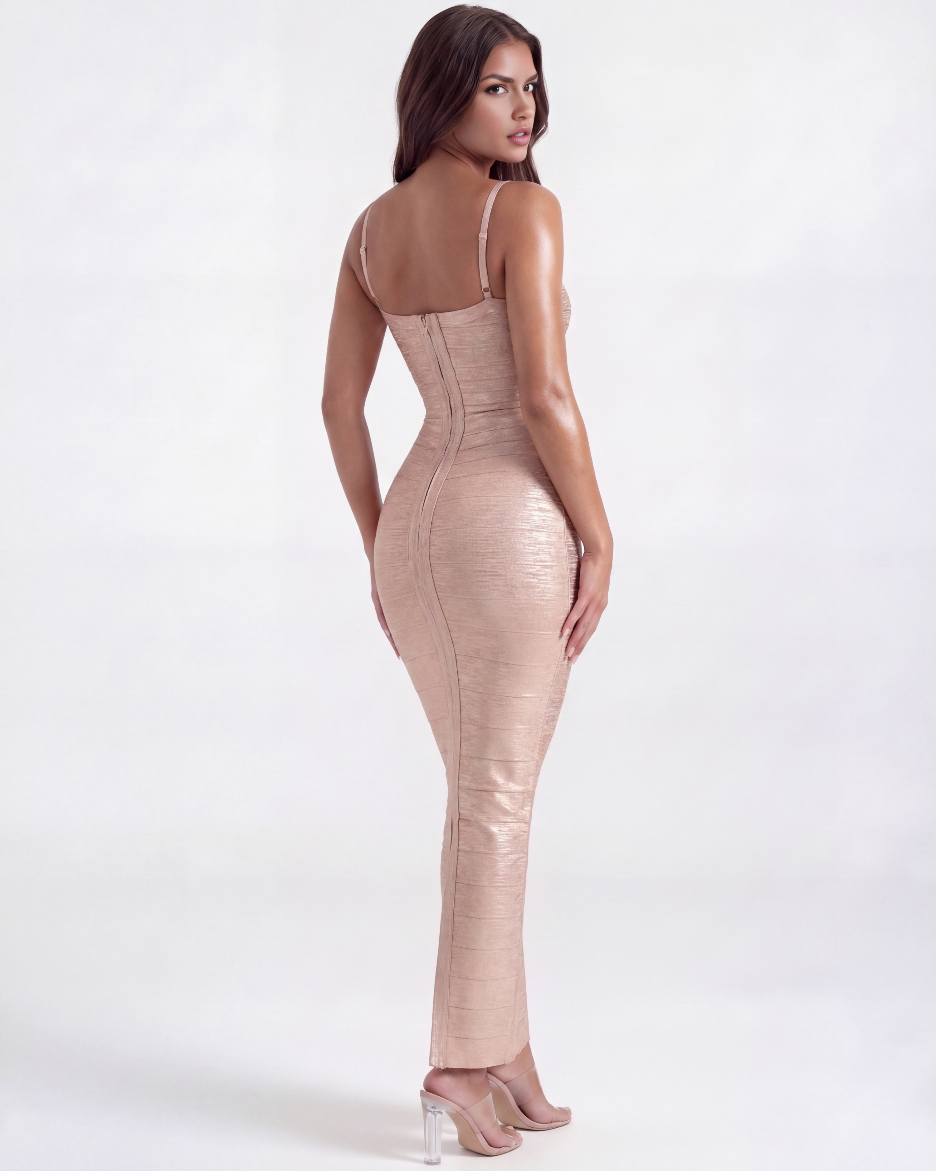 L'Ashanti gold bandage Bella di Roma – corpo scolpito