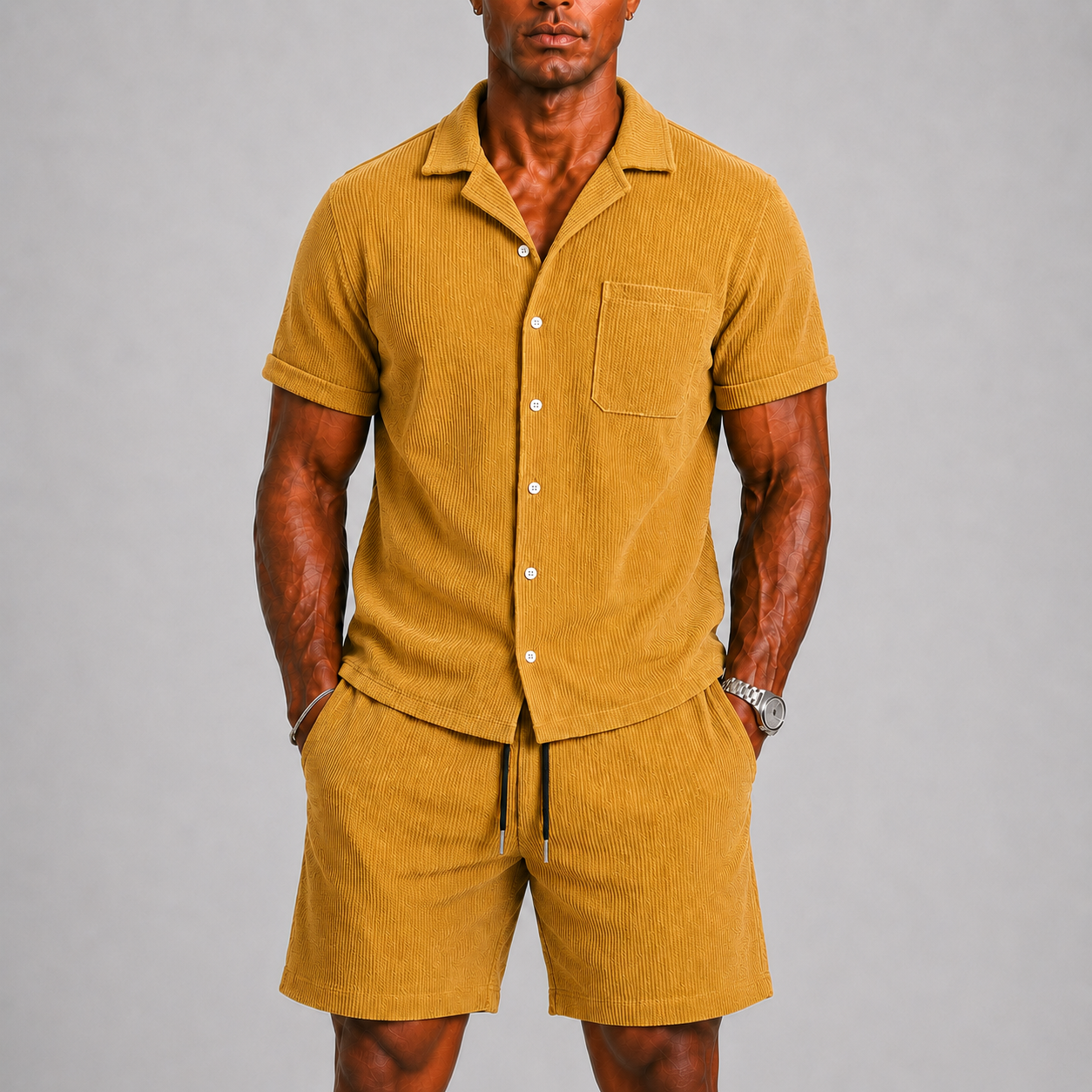 Set uomo in velluto a coste – look ricercato | Bella di Roma