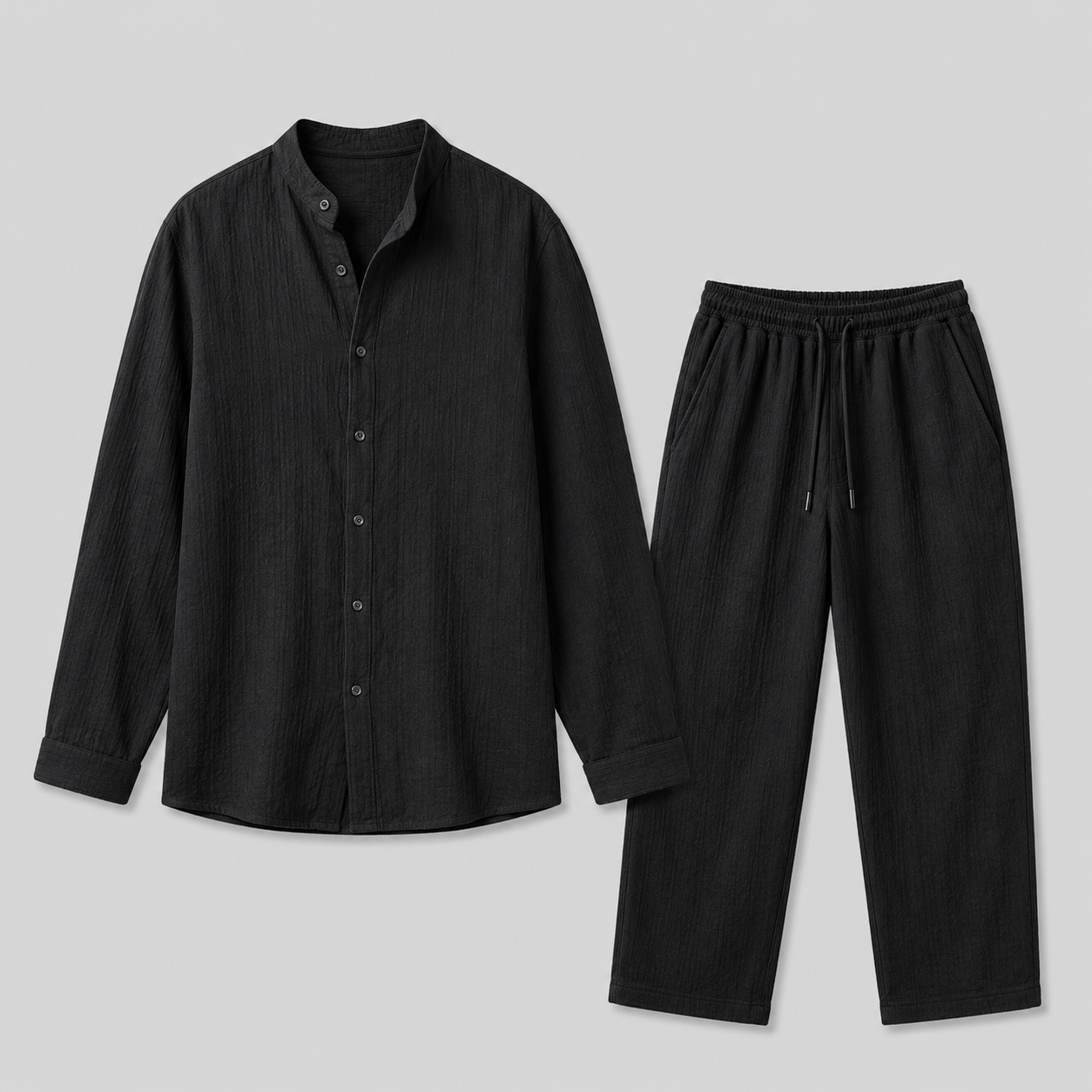 Completo estivo uomo con camicia e pantaloni lunghi | Bella di Roma