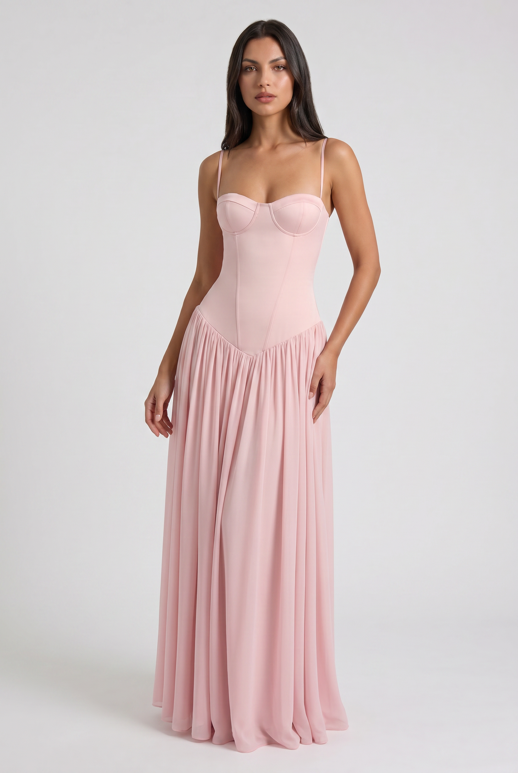 Abito Maxi Mae Bella di Roma – vista frontale