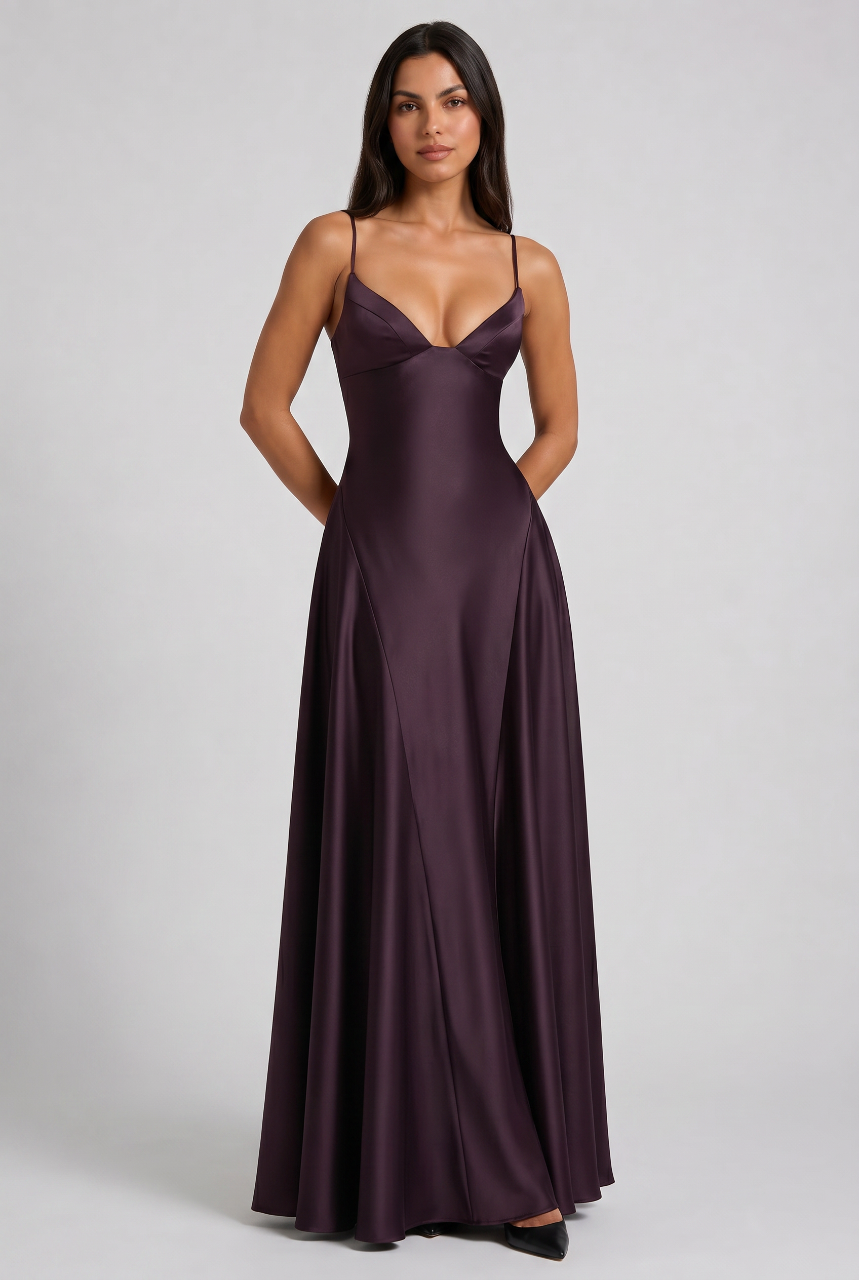 Abito Maxi Coraina Bella di Roma – modella