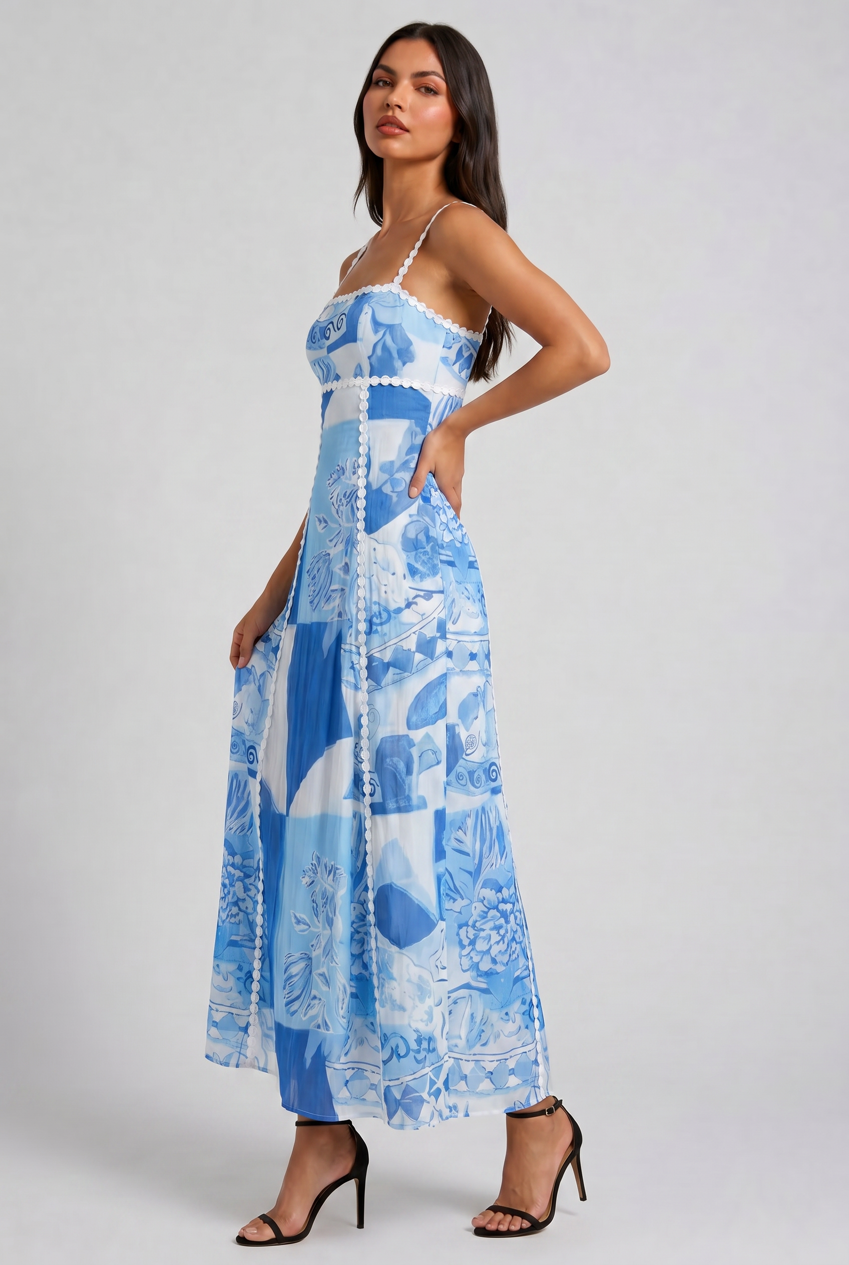Abito Maxi Zendaya Bella di Roma – laterale