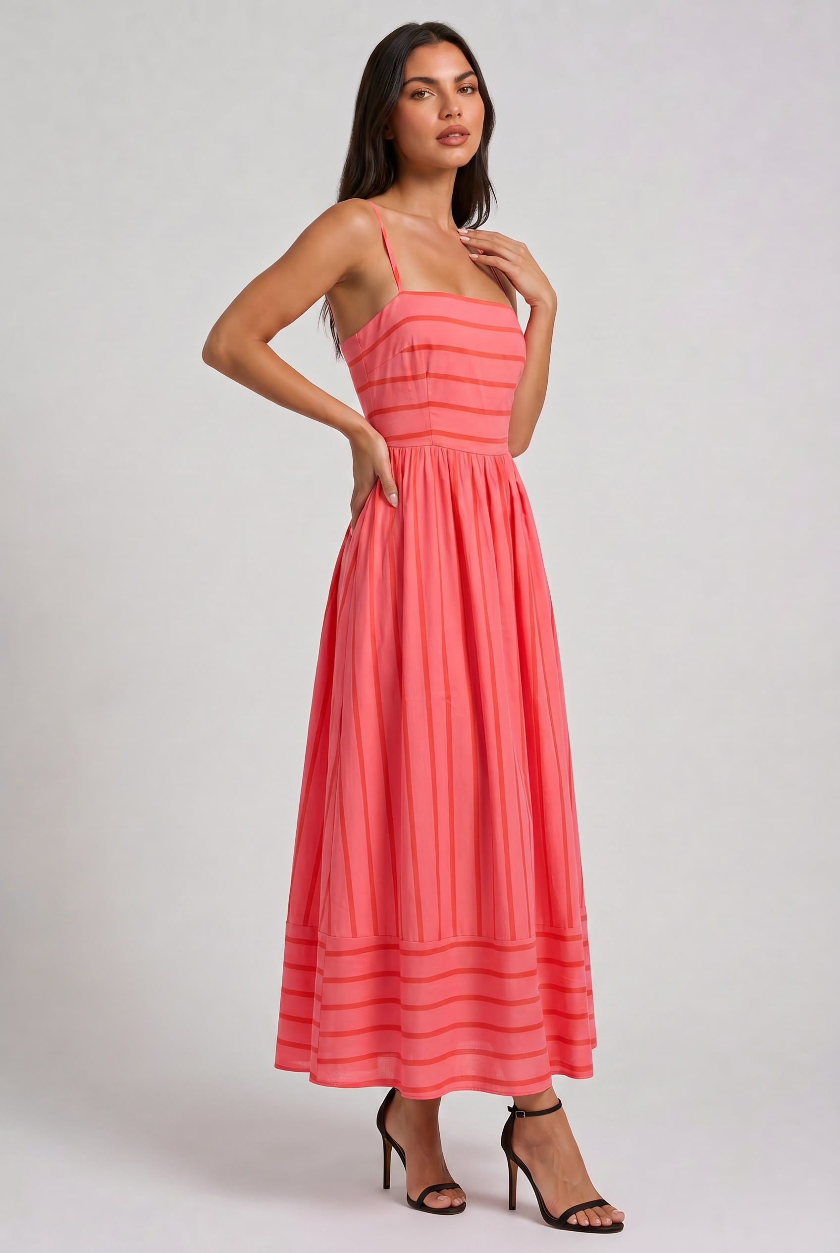Abito Midi Gigi Bella di Roma – modella