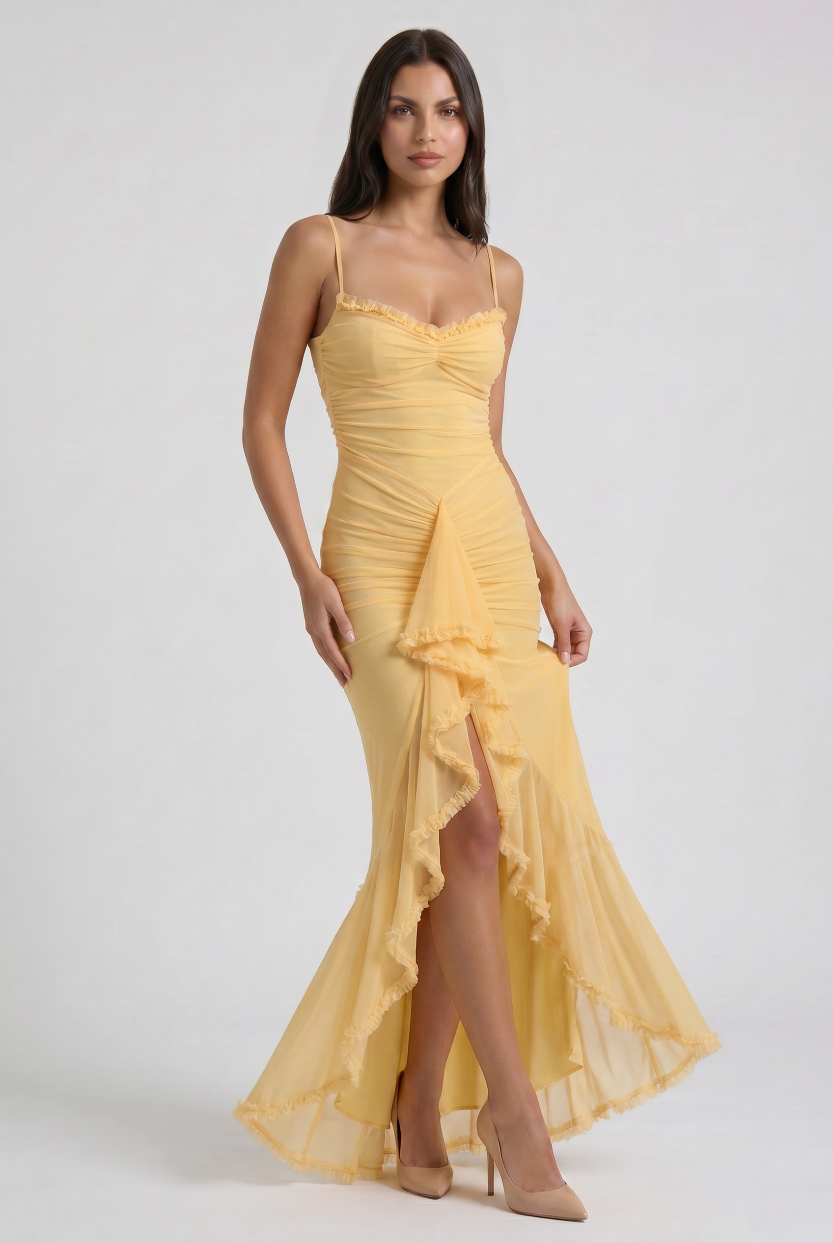 Abito Maxi Ella Bella di Roma – laterale