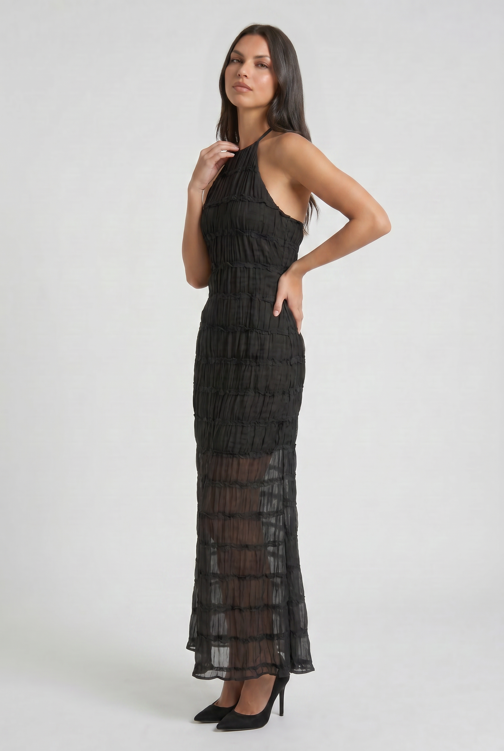 Abito maxi Emma Bella di Roma – design fluido maxi