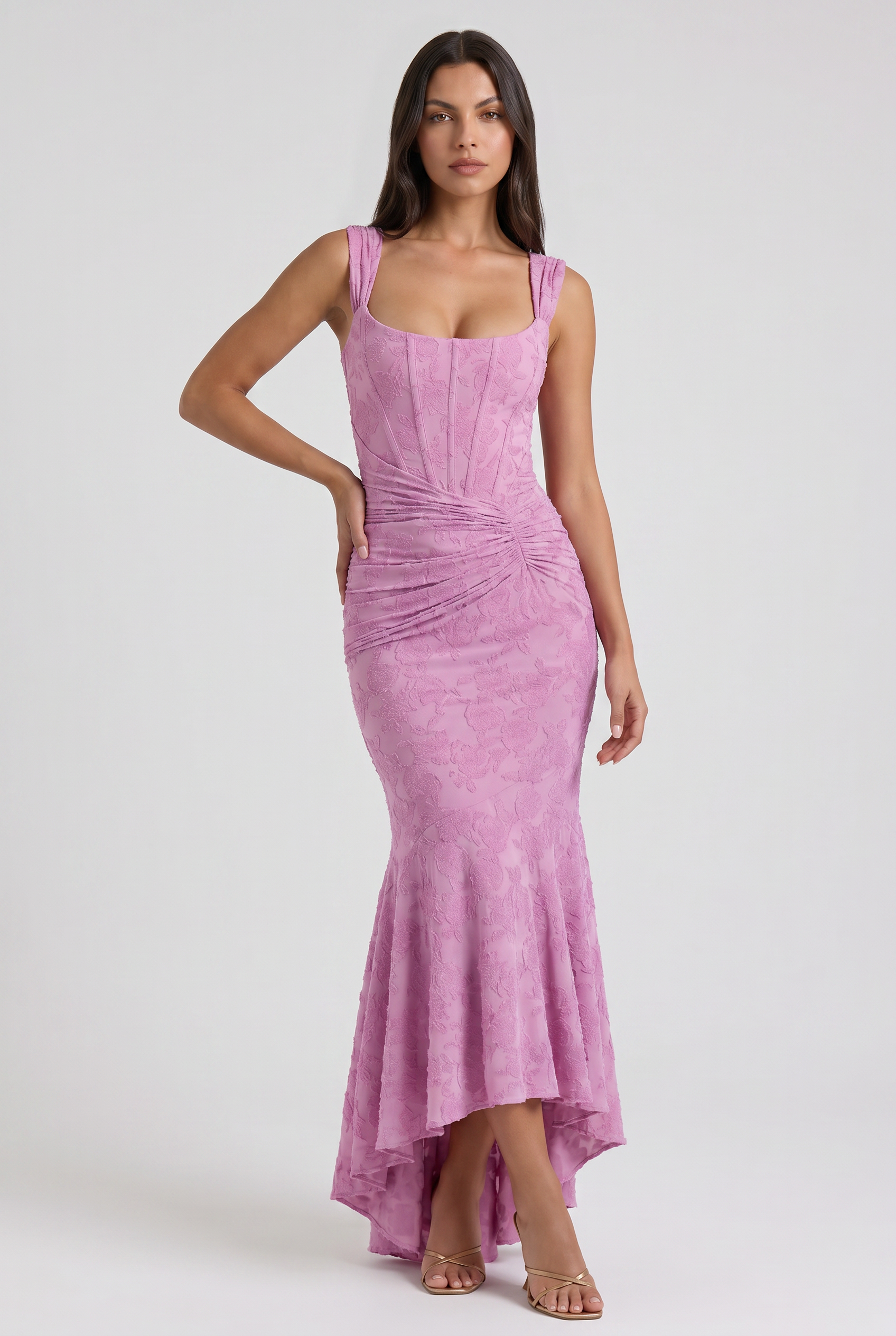 Abito Maxi Elisanne Bella di Roma – vista frontale