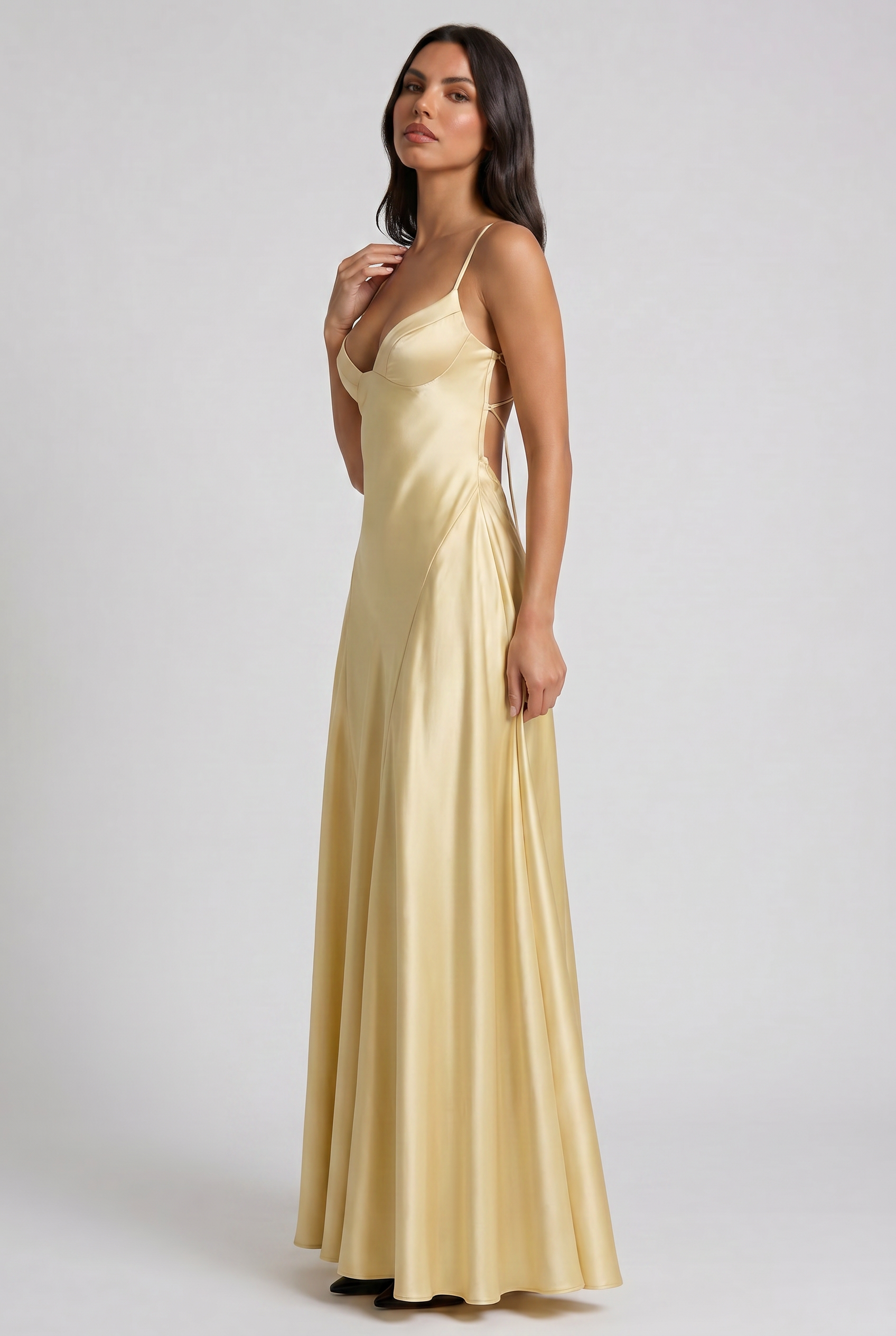 Abito Maxi Coraina Bella di Roma – laterale