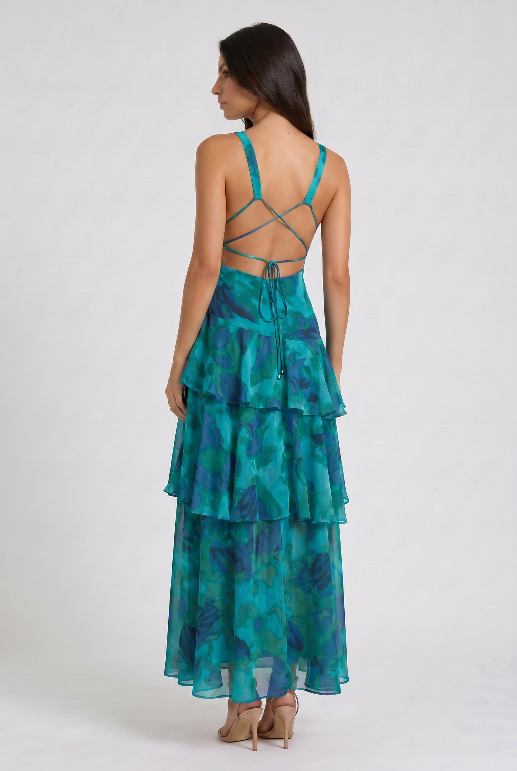 Abito Maxi Dorotea Bella di Roma – modella