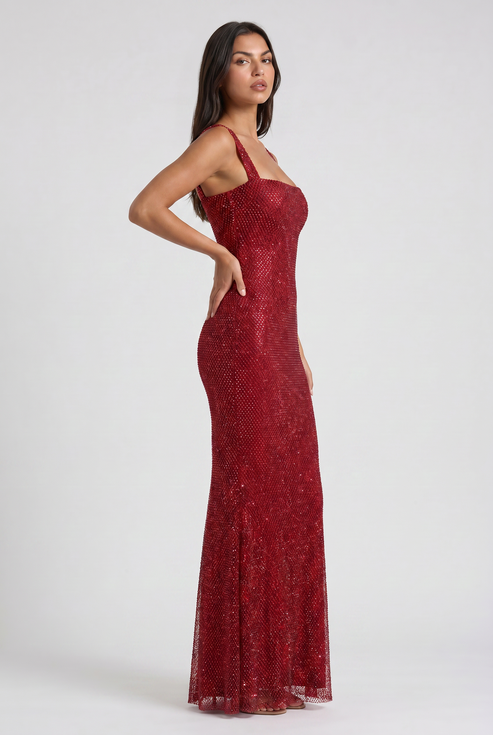 Abito Maxi Isabella con Strass Bella di Roma – retro