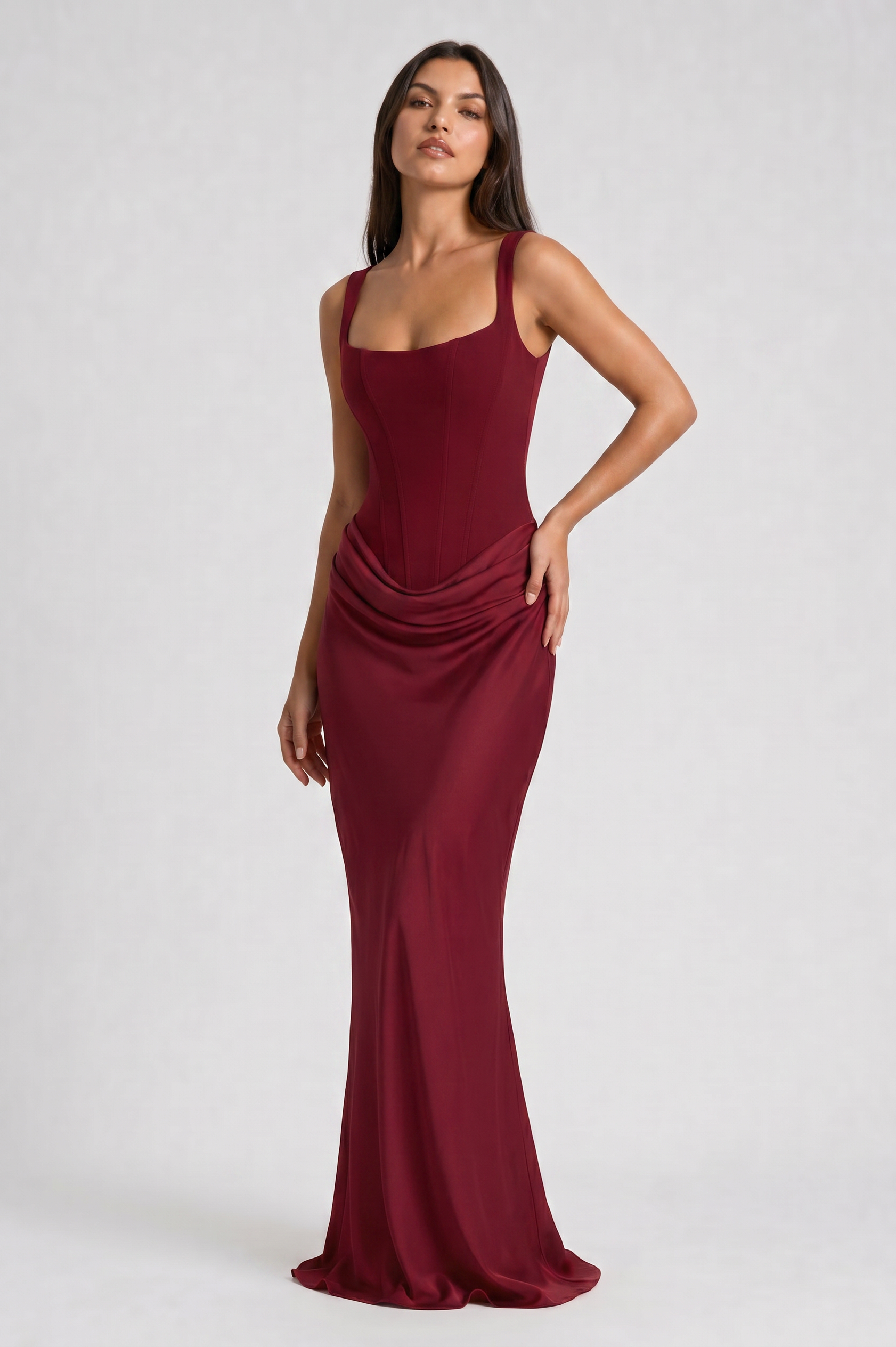 Abito Maxi Corelia Bella di Roma – vista frontale
