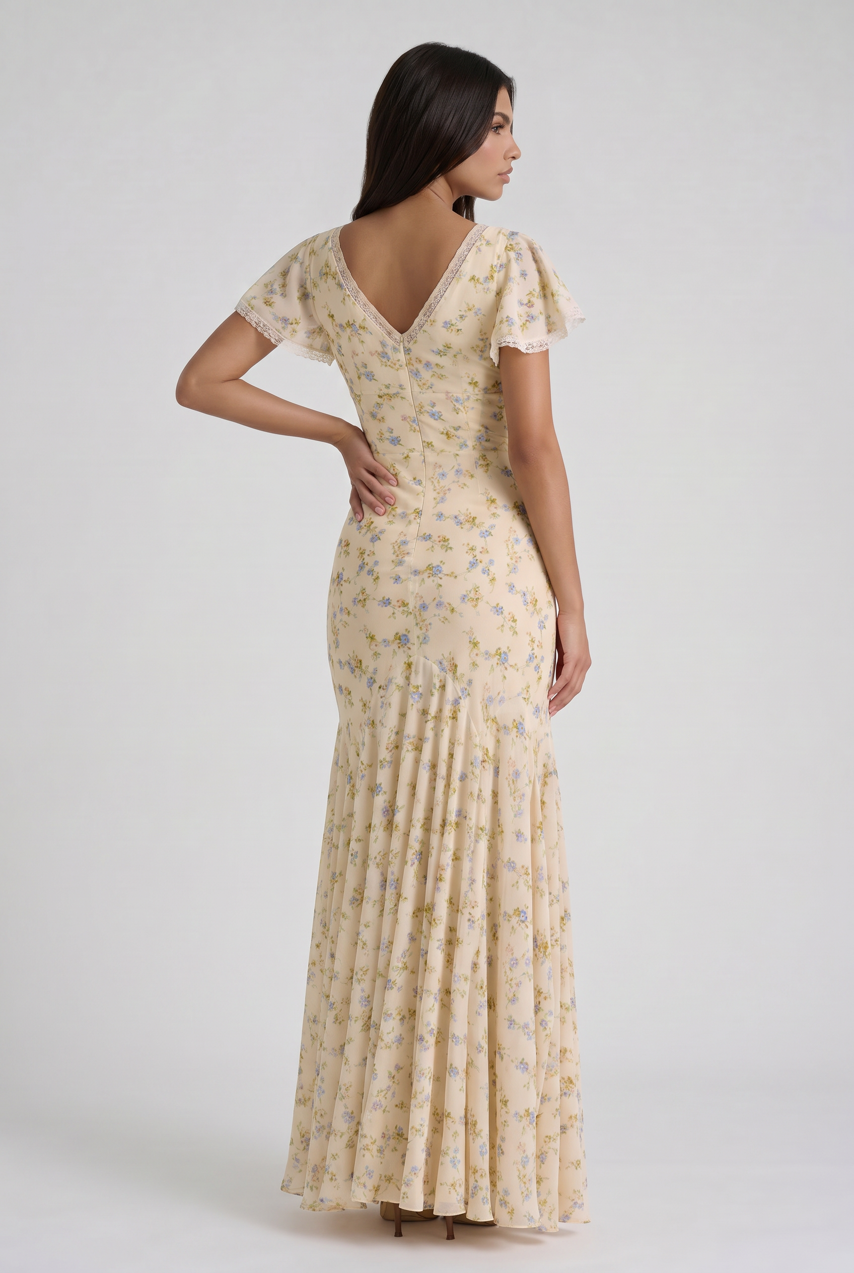 Abito Maxi Aurelie Bella di Roma – laterale