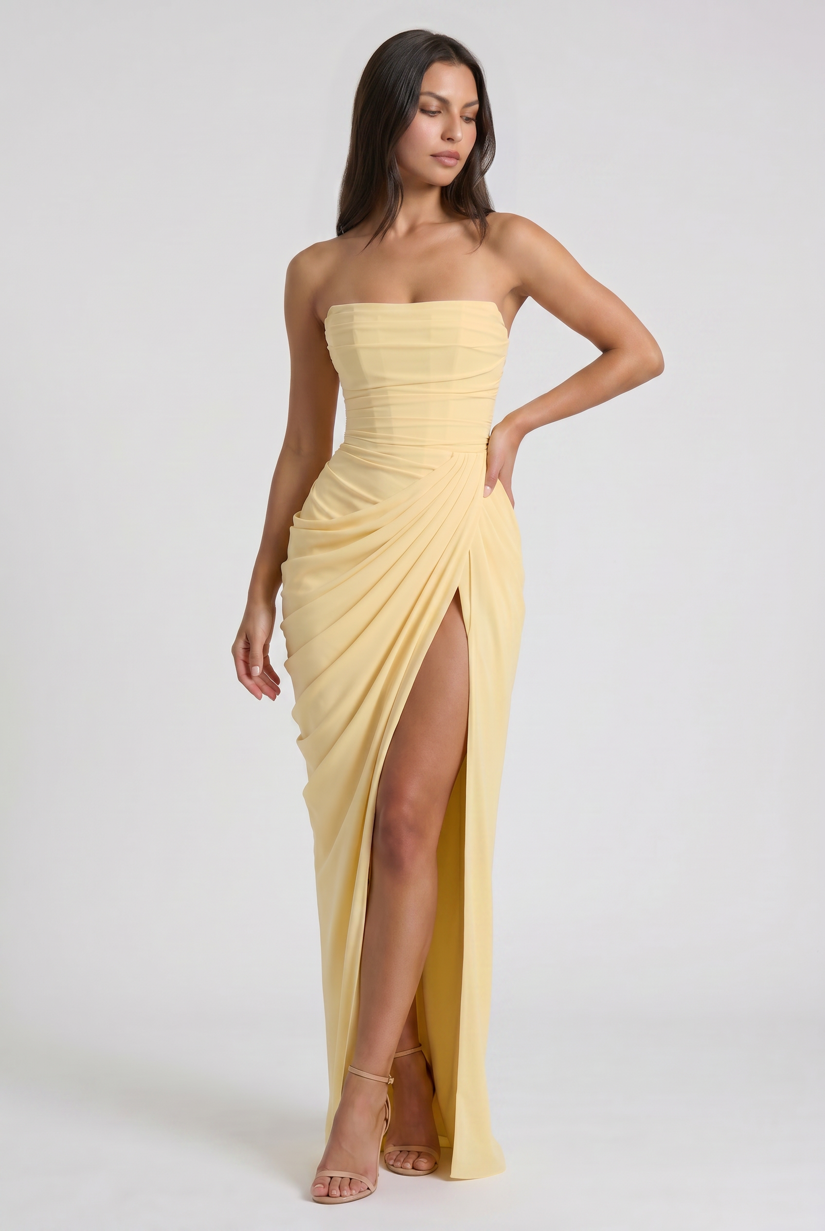 Abito Maxi Lois Bella di Roma – vista frontale