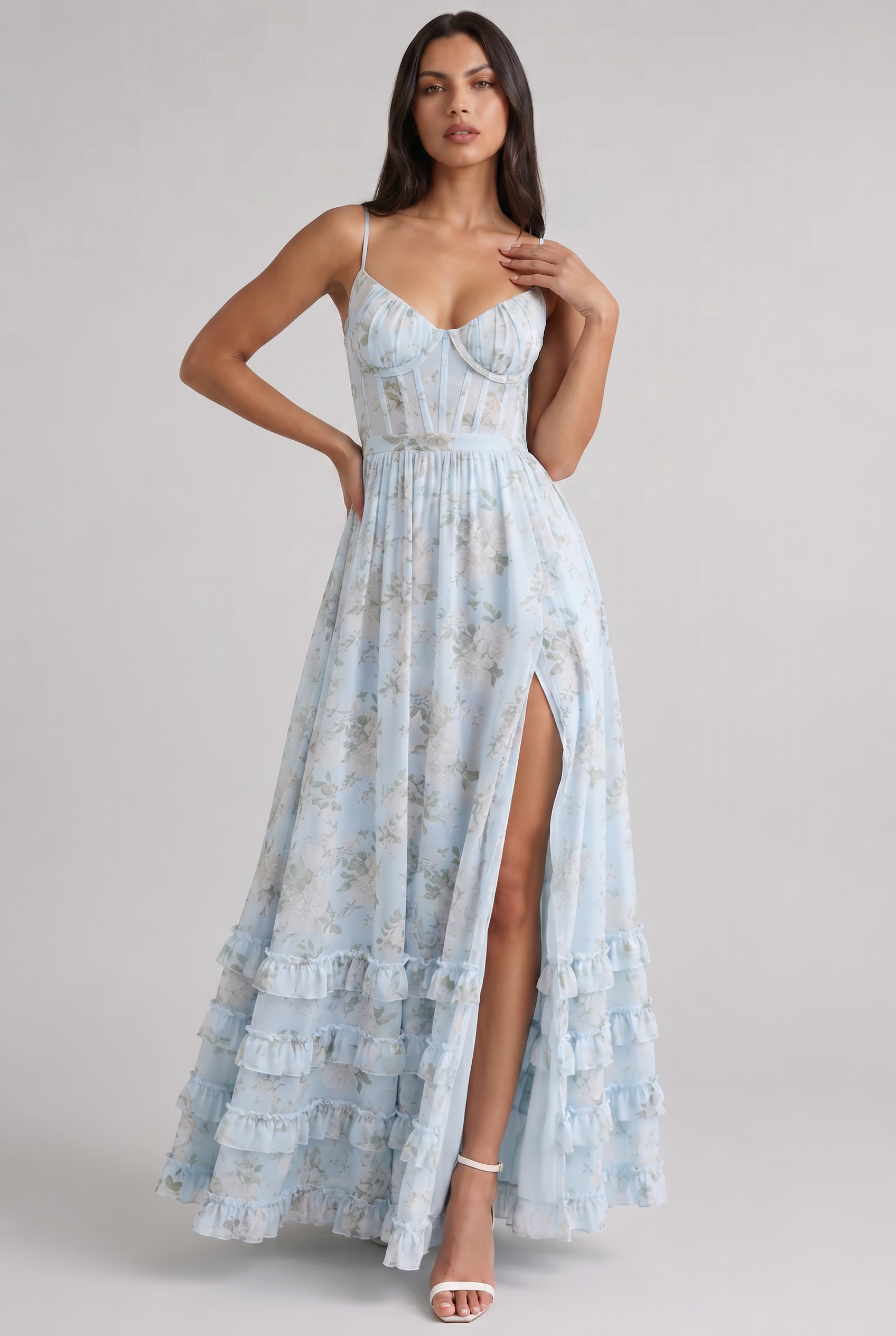 Abito Maxi Rozalia Bella di Roma – vista frontale