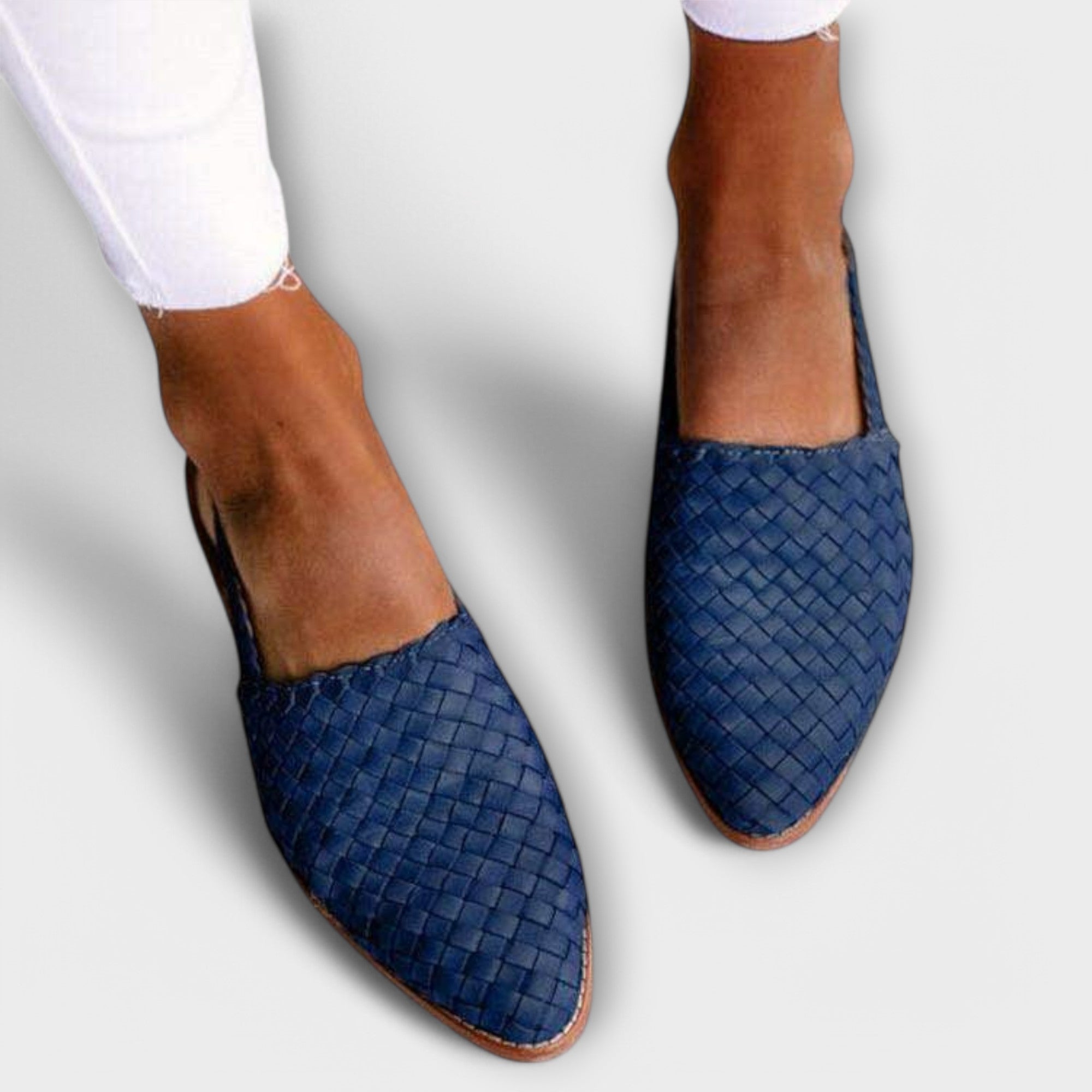 Mocassino Aurora con cinturino colore Beige | Bella di Roma