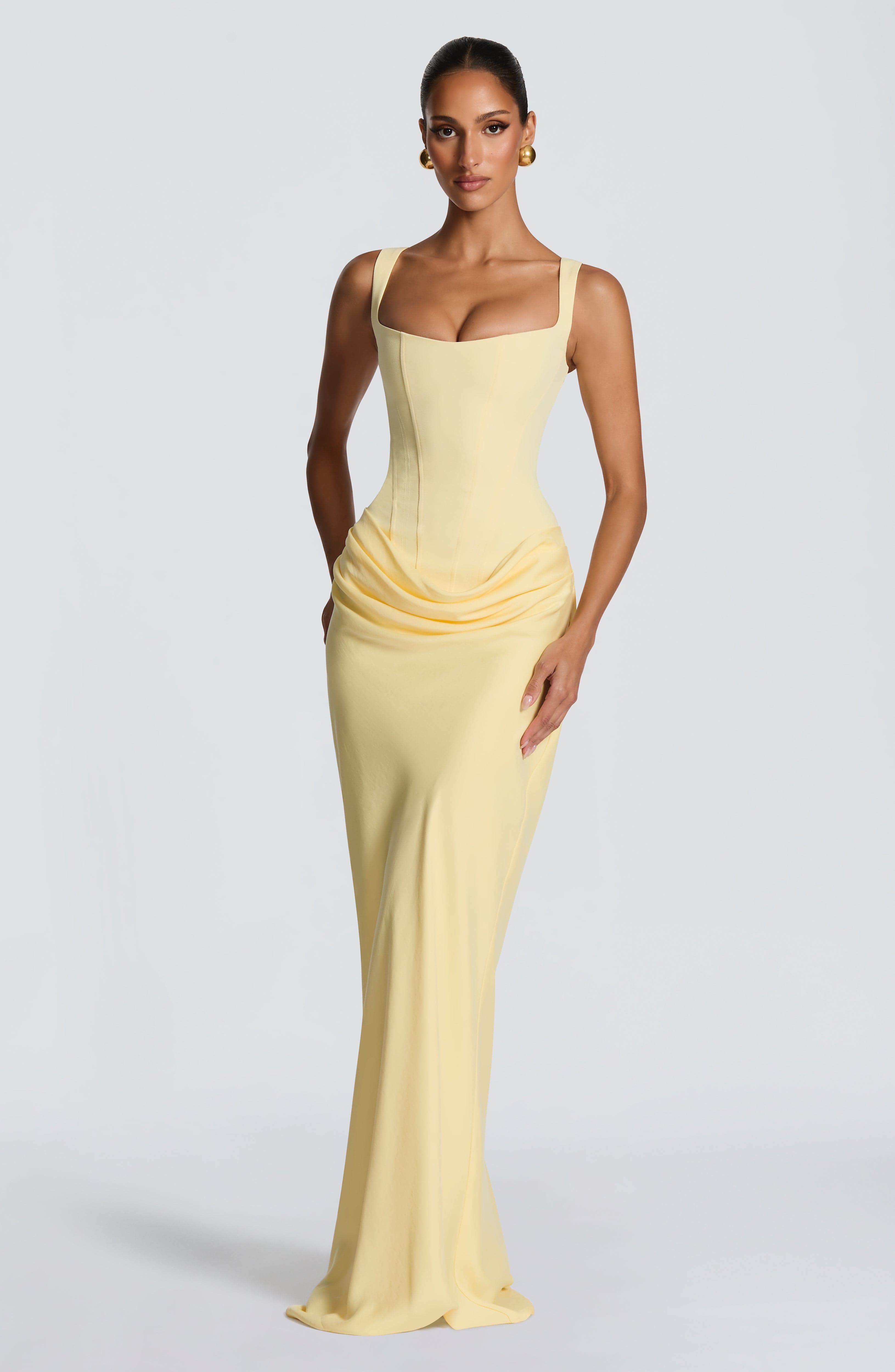 Vestito maxi bodycon Indy Bella di Roma – 7 colori taglie XS-XXL