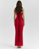 Set tre pezzi Malu rosso Bella di Roma – vista laterale