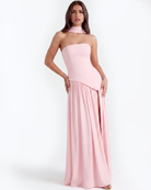 Abito Maxi Serena Rosa Bella di Roma – laterale