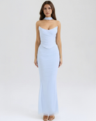 Set Maxi Malu Azzurro Baby Rete Bella di Roma – vista frontale