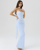 Set Maxi Malu Azzurro Baby Rete Bella di Roma – modella