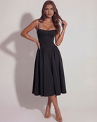 Abito Francesca Nero Bella di Roma – modella