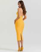 Abito Midi Cleopatra Bandage Oro Bella di Roma – retro