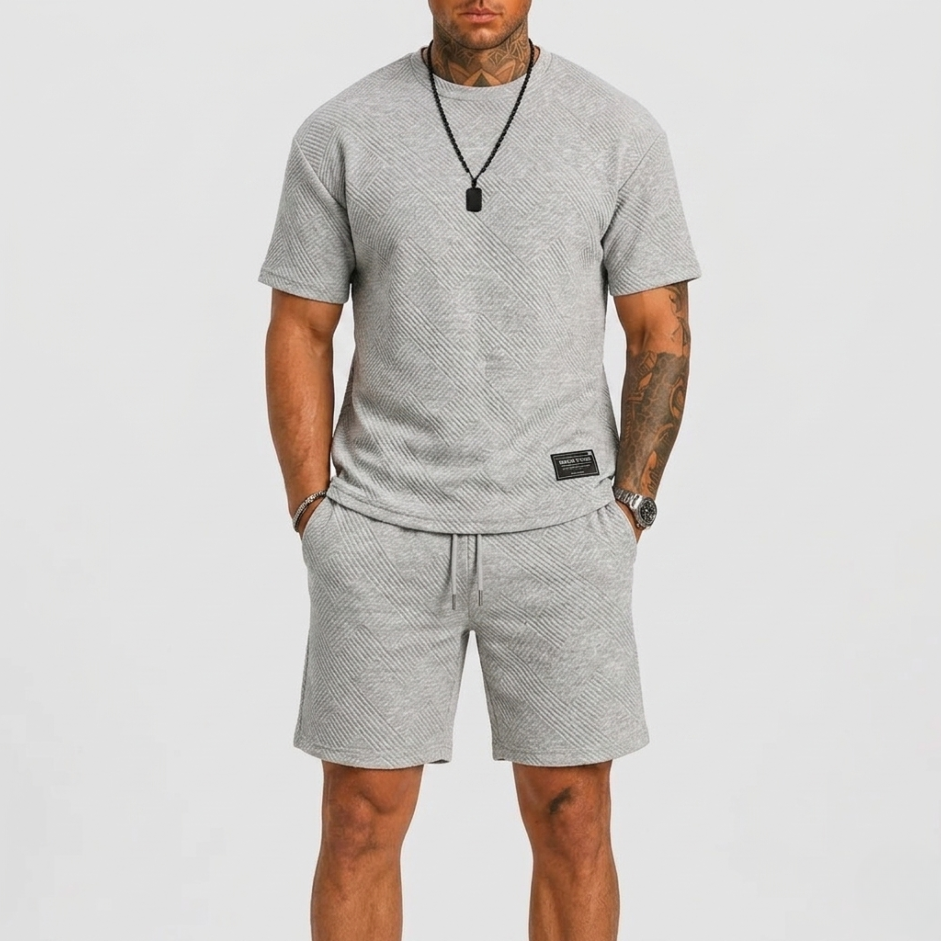 Completo sportivo uomo oversize – vista frontale | Bella di Roma