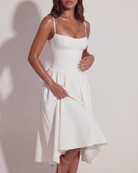 Abito Francesca Bianco Bella di Roma – modella