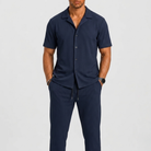 Completo estivo uomo con pantaloni lunghi – set coordinato | Bella di Roma