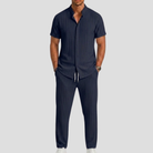 Set uomo con camicia e pantaloni dritti – look pulito | Bella di Roma