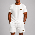 Completo estivo uomo con shorts – vista frontale | Bella di Roma