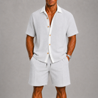 Set estivo uomo con pantaloni corti – look smart casual | Bella di Roma