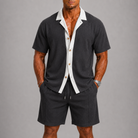 Set estivo uomo a nido d'ape – variante di colore | Bella di Roma