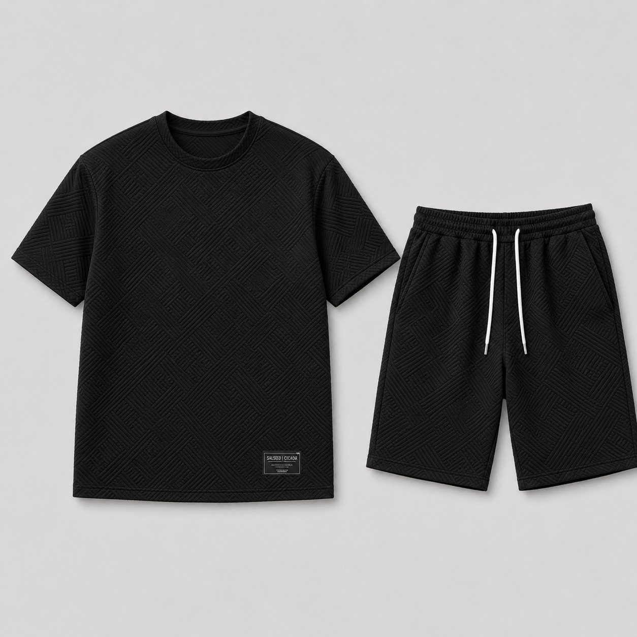 Completo sportivo uomo con t-shirt oversize – set coordinato | Bella di Roma