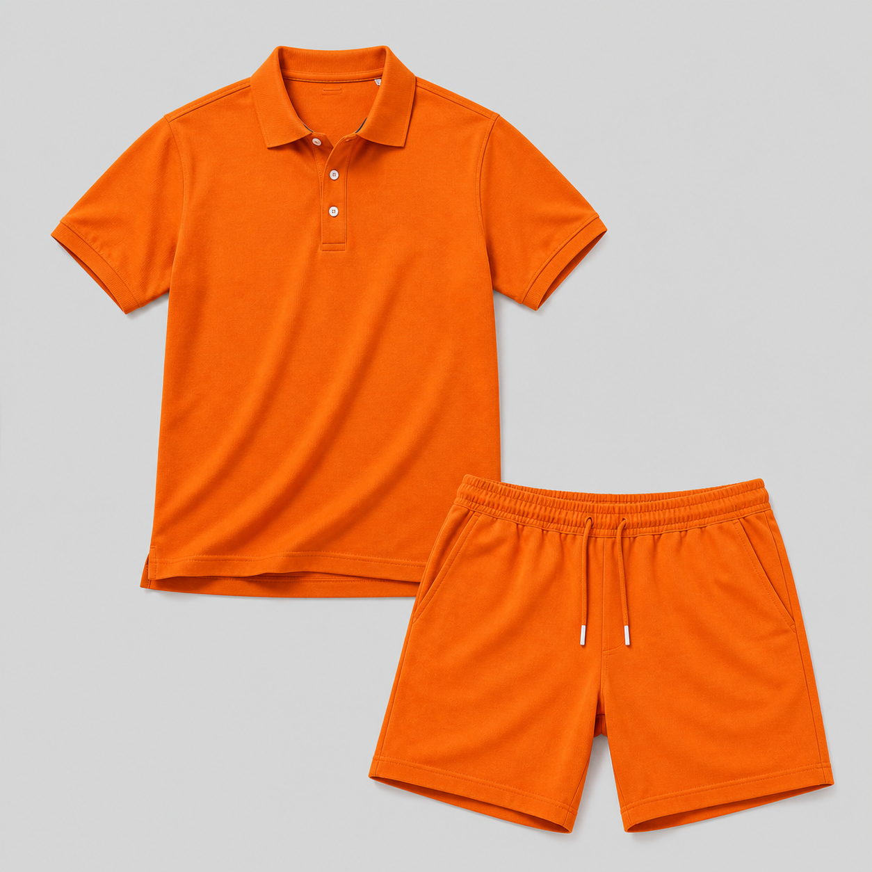 Set sportivo uomo con polo e shorts leggeri | Bella di Roma