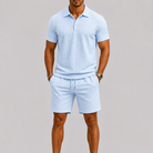Set uomo in jacquard – dettaglio del colletto | Bella di Roma