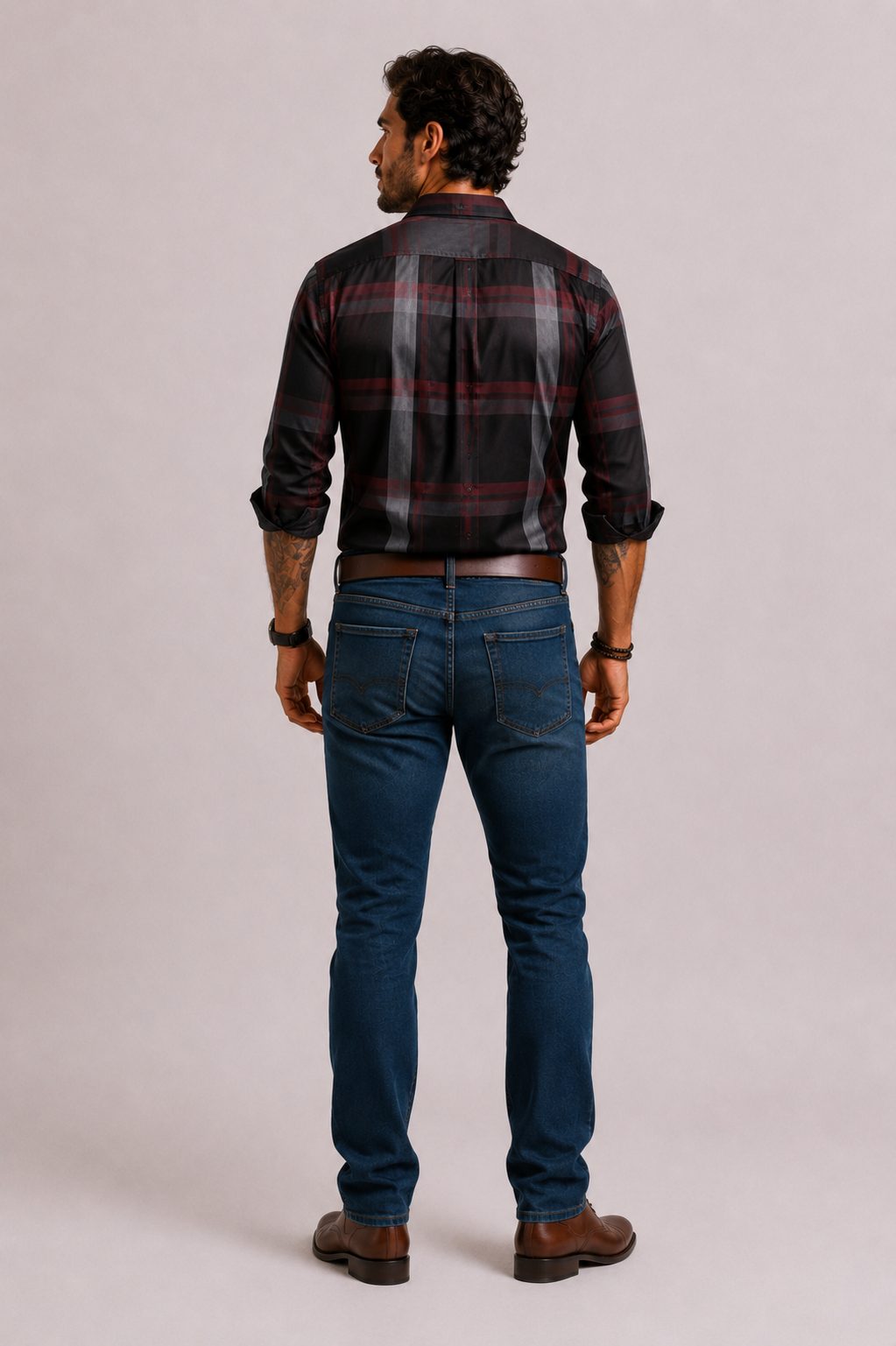Camicia Uomo a Quadri Moderna | Bella di Roma