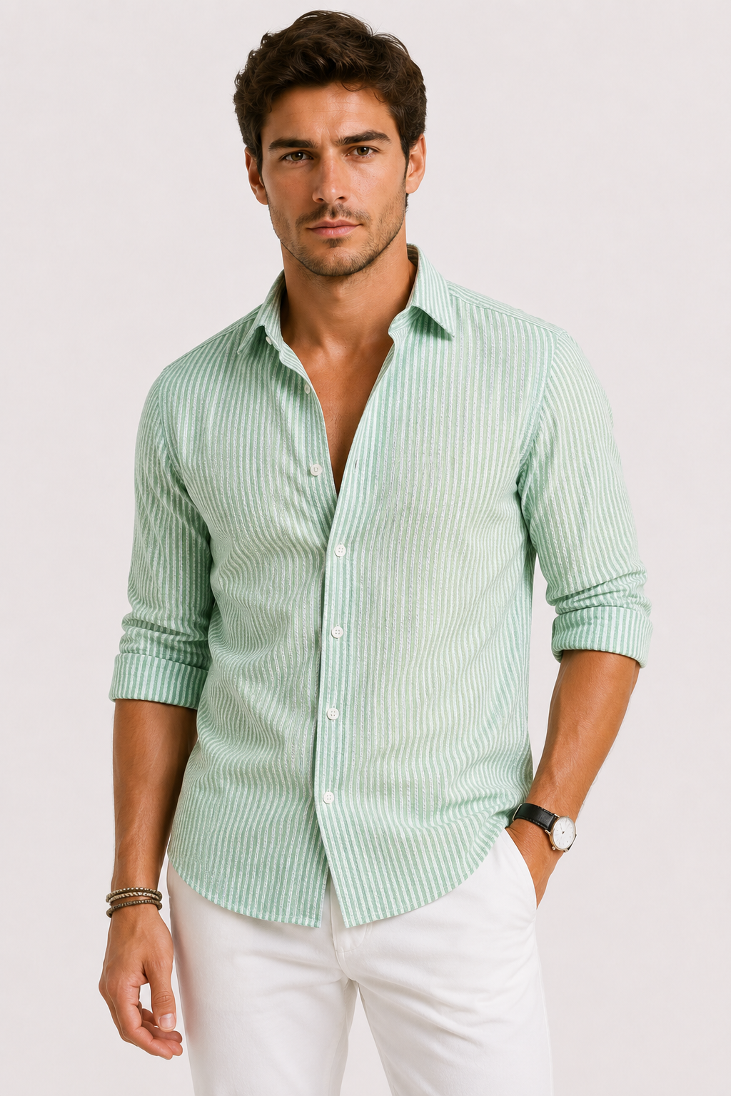 Camicia Uomo Slim Fit Raffinata | Bella di Roma