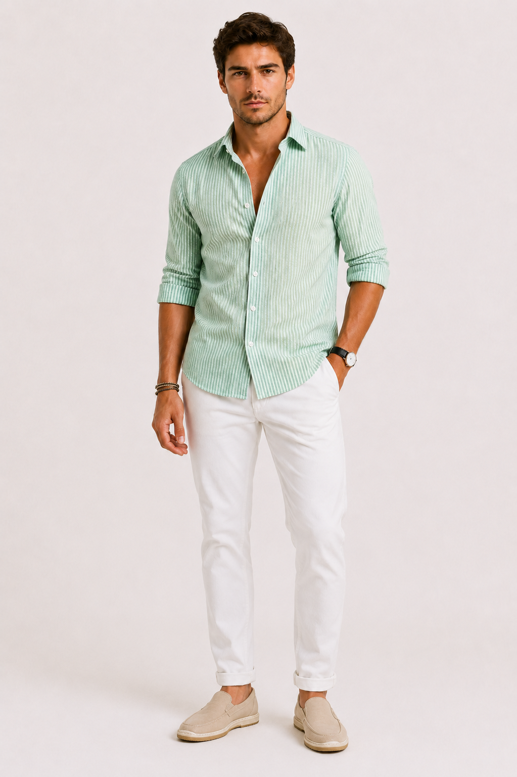 Camicia Uomo Slim Fit Raffinata | Bella di Roma