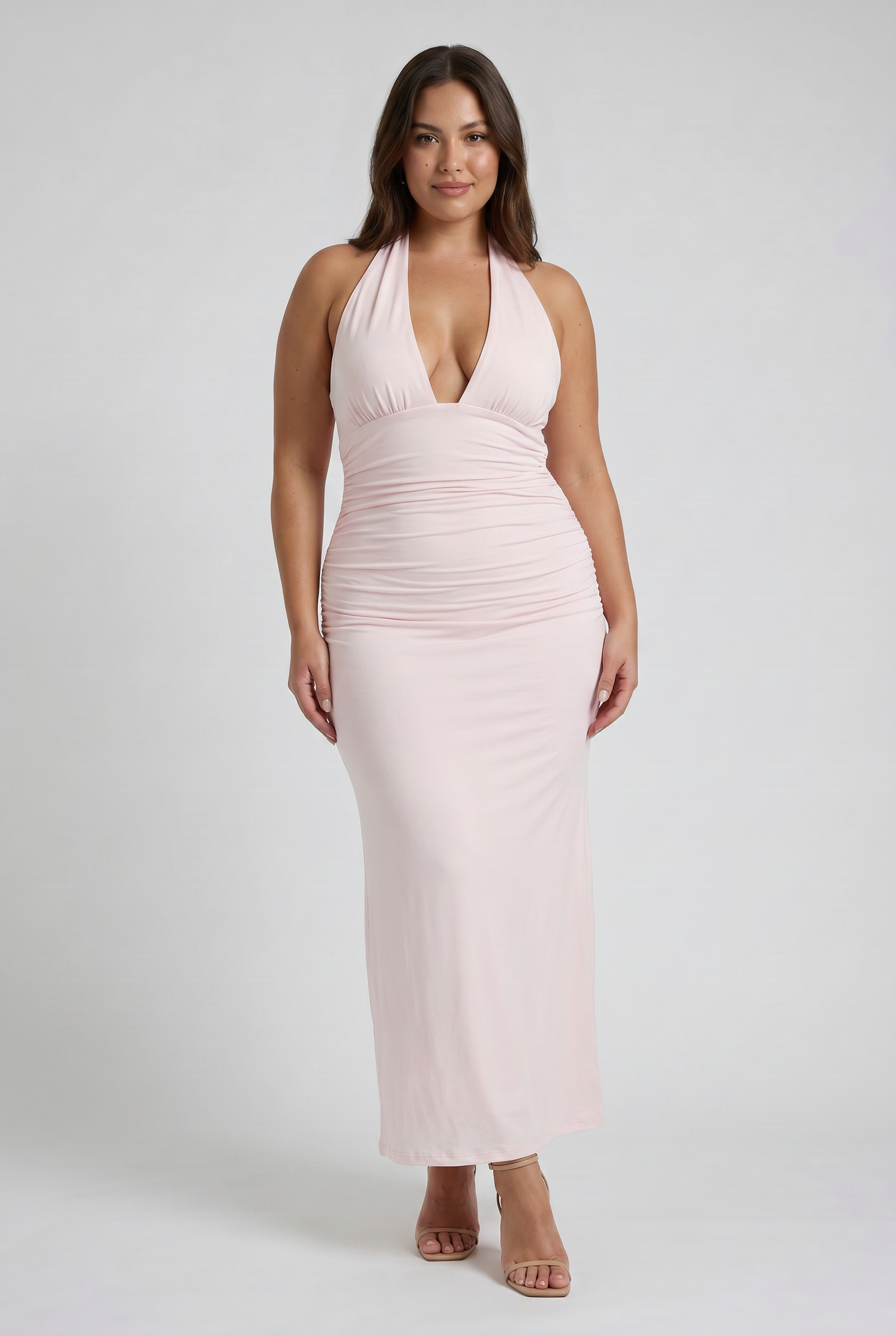 Abito Maxi Leni Bella di Roma – modella