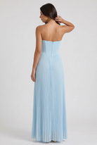 Abito maxi Siena blu baby Bella di Roma – taglie XS-XL