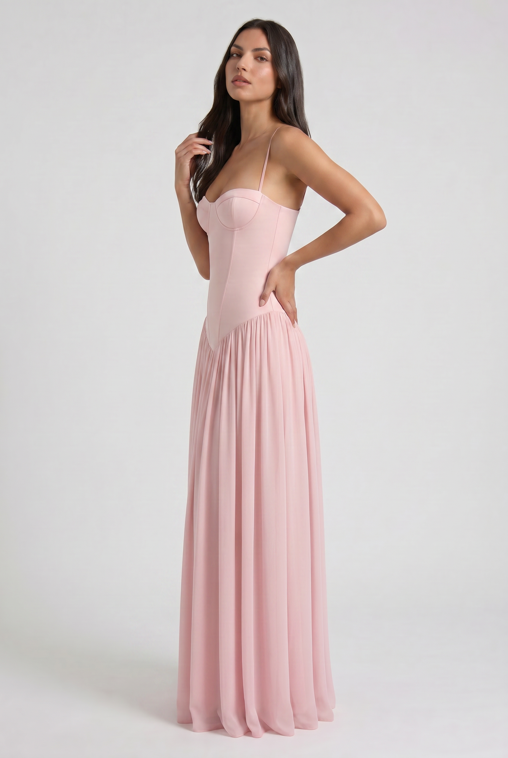 Abito Maxi Mae Bella di Roma – laterale