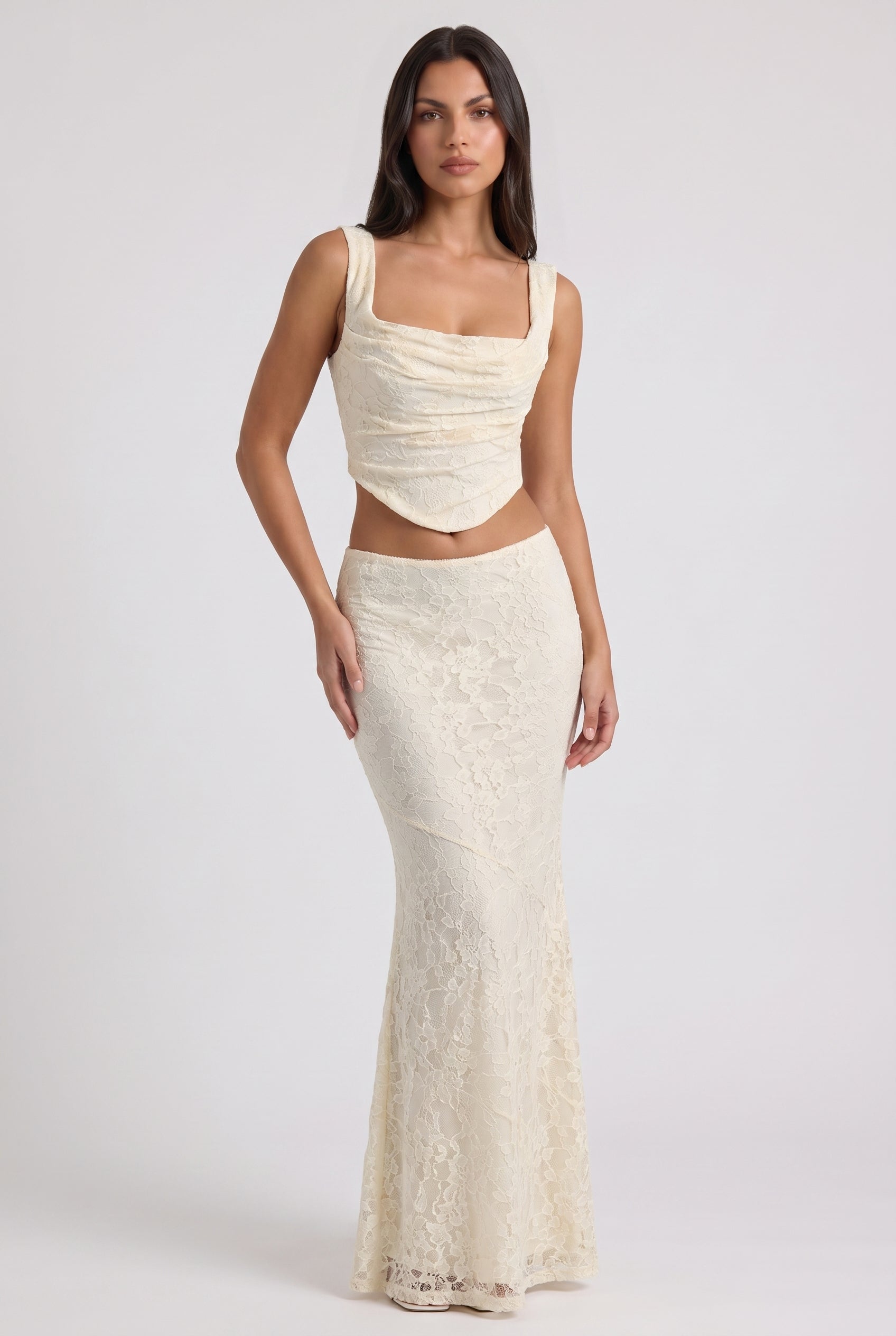 Abito Maxi Anastasia Bella di Roma – vista frontale