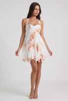 Abito Mini Flora con Corsetto Bella di Roma – modella