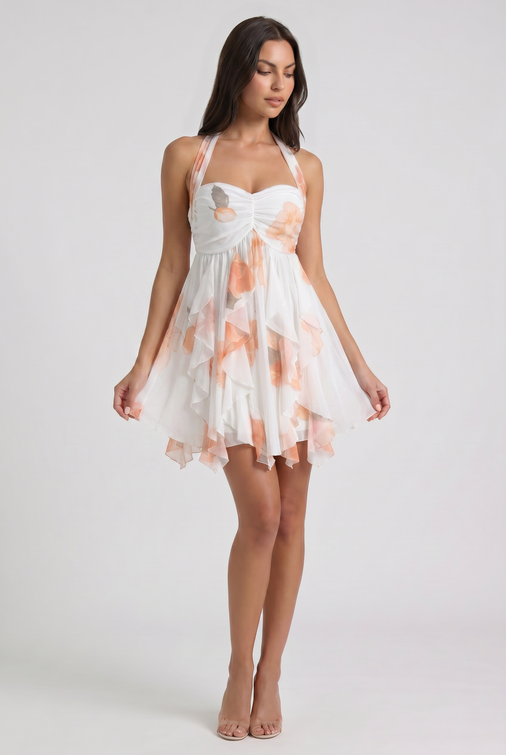 Abito Mini Flora con Corsetto Bella di Roma – modella