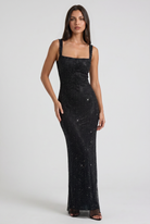 Abito Maxi Isabella con Strass Bella di Roma – vista frontale