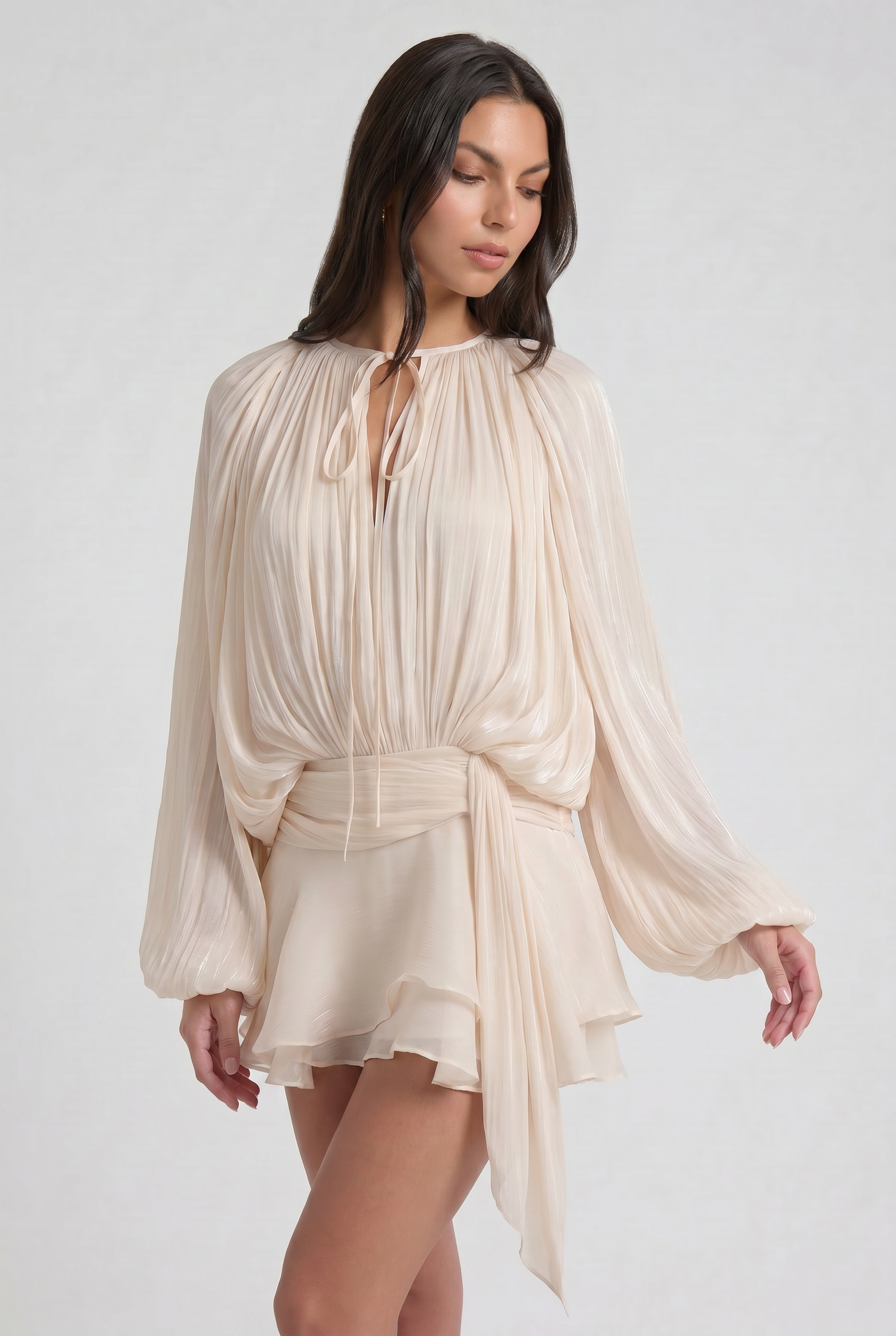 Abito Mini Giovanna Crema Bella di Roma – retro