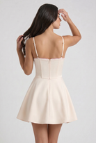 Abito Mini Selene Crema Bella di Roma – dettaglio
